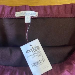 Charlotte Russe faux Suede skirt